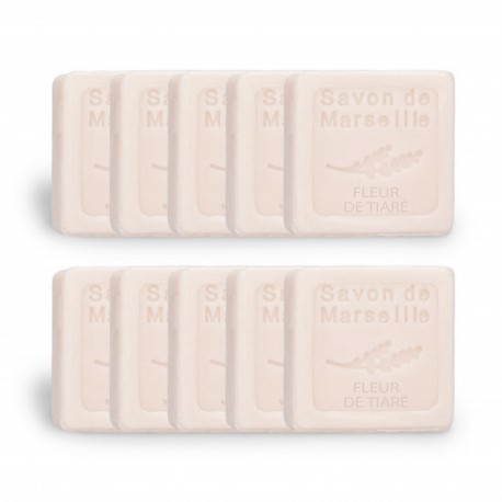 SET OF 10 GUEST SOAPS TAHITIAN GARDENIA