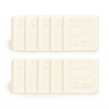 SET OF 10 GUEST SOAPS SHEA BUTTER