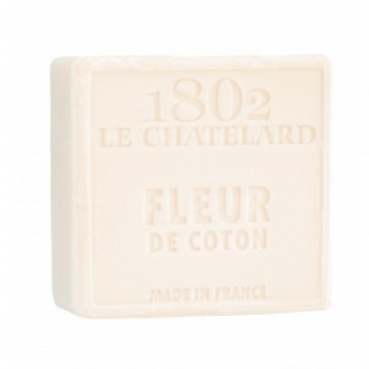 Savon Carré 100 g FLEUR DE COTON - SANS PALME