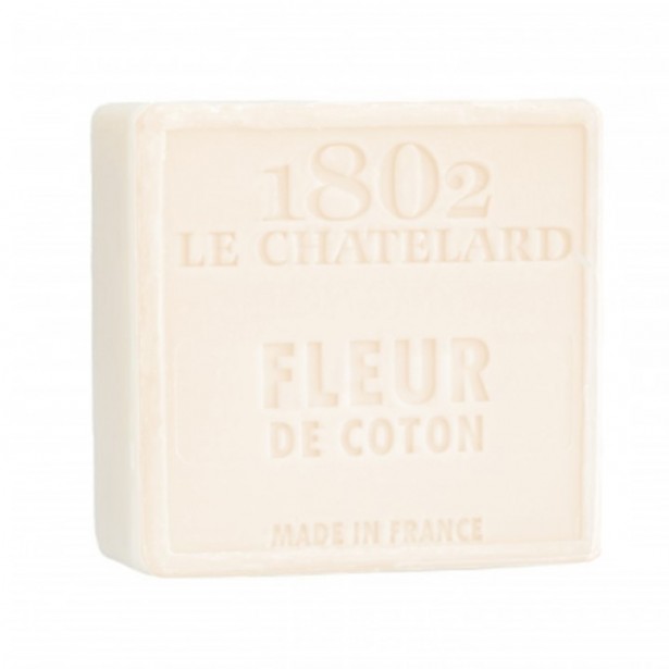 Savon Carré 100 g FLEUR DE COTON - SANS PALME