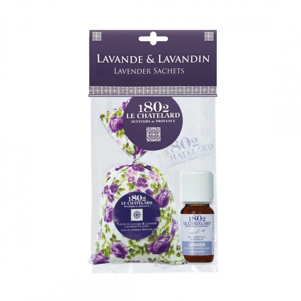 Lot de 1 sachet 18g de Lde & Ldin + 1 HE de Lavandin 10 ml