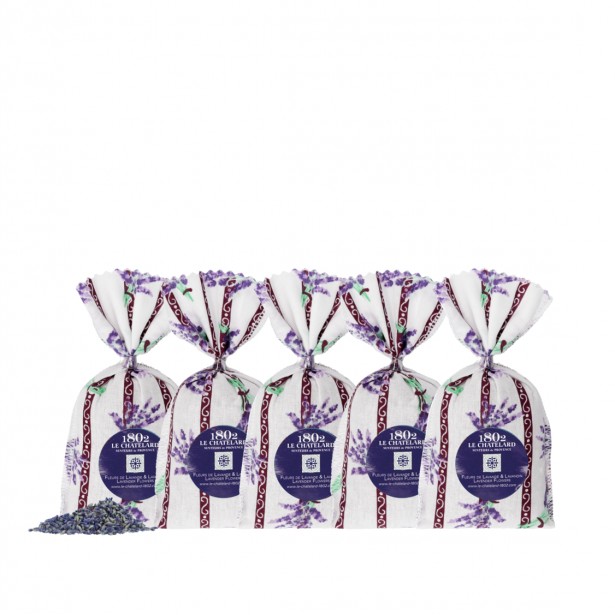 LOT DE 5 SACHETS LAVANDE & LAVANDIN LUBERON