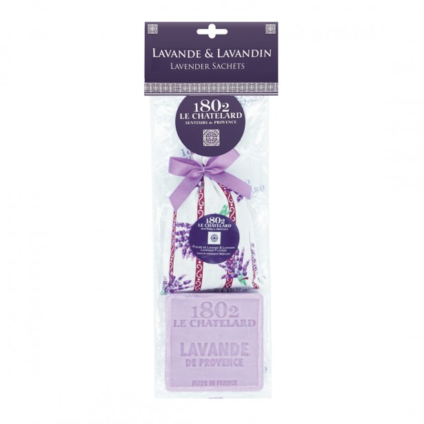 Sachets 18g Lavender & Lavandin + 1 SOAP 100g Lavender