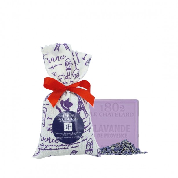 Sachets 18g Lavender & Lavandin + 1 SOAP 100g Lavender