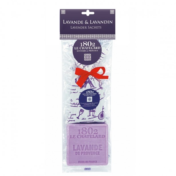 Sachets 18g Lavender & Lavandin + 1 SOAP 100g Lavender