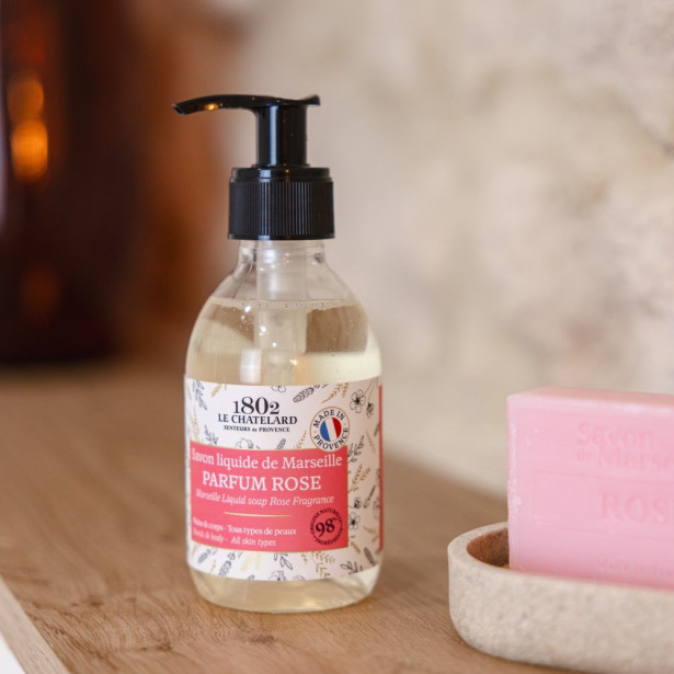Savon liquide de Marseille - Rose