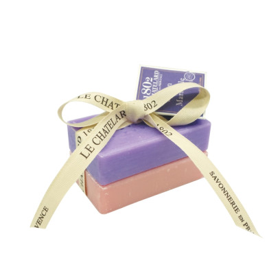 Lot de 2 savons 100gr - Lavande + Jasmin