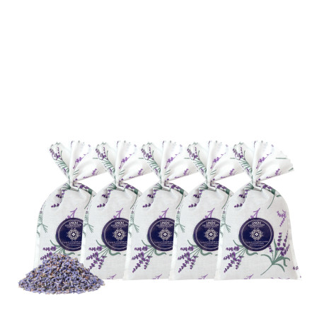 SET OF 5 Lavender & Lavandin Sachets Lavender COLLECTION