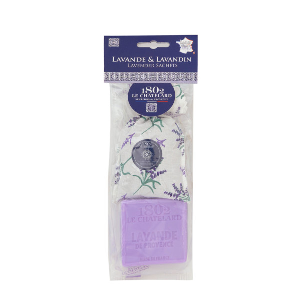 Sachets 18g Lavender & Lavandin + 1 SOAP 100g Lavender