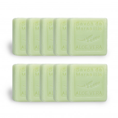 SET OF 10 GUEST SOAPS ALOE VERA