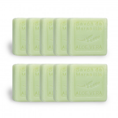 SET OF 10 GUEST SOAPS ALOE VERA