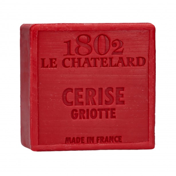 Savon sans huile de palme Cerise Griotte