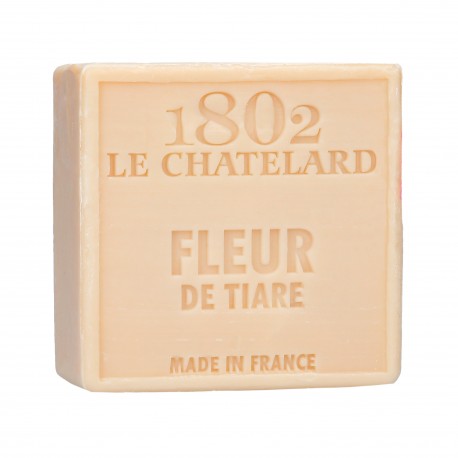 Savon Carré 100 g FLEUR DE TIARE - SANS PALME