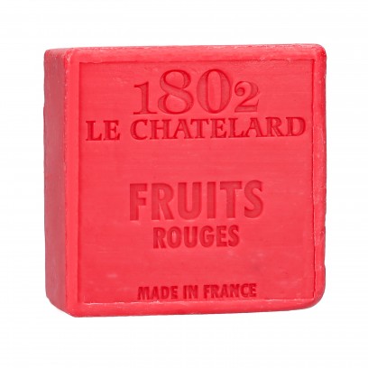 Square Soap 100 g RED FRUITS - Palm Oil Free