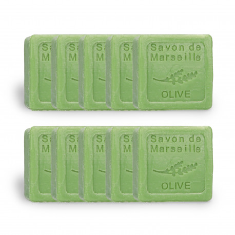 SET OF 10 GUEST SOAPS OLIVE