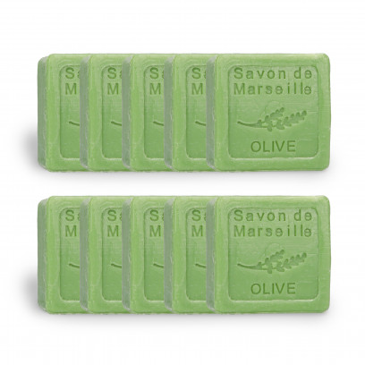 SET OF 10 GUEST SOAPS OLIVE