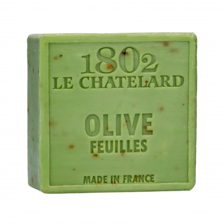 Savon Carré 100 g OLIVE FEUILLE - SANS PALME