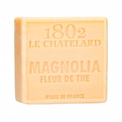 Square Soap 100 g MAGNOLIA TEA FLOWER - Palm Oil Free