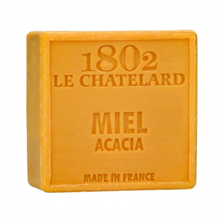 Savon Carré 100 g MIEL ACACIA - SANS PALME