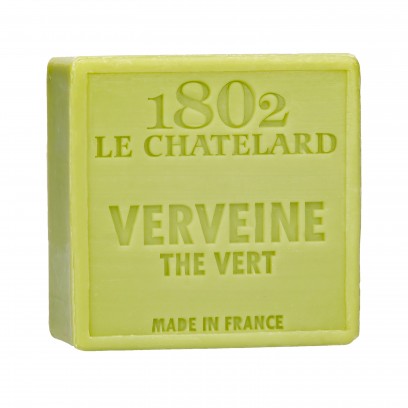 Square Soap 100 g Verbena GREEN TEA - Palm Oil Free