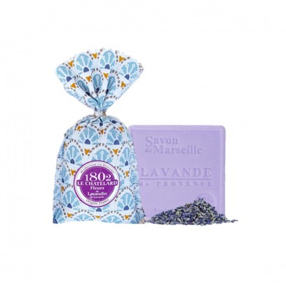 SET OF 1 Sachet 18 g Lavender & Lavandin + 1 SOAP 100g Lavender 