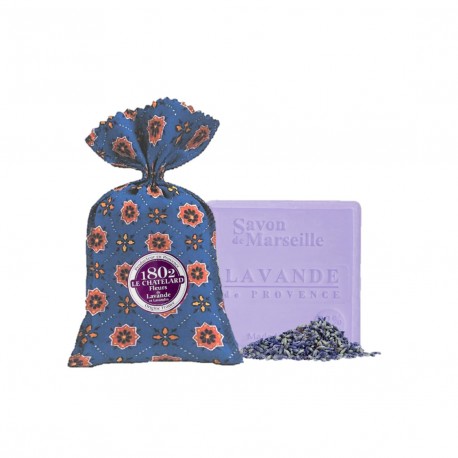 SET OF 1 Sachet 18 g Lavender & Lavandin+ 1 SOAP 100g Lavender 