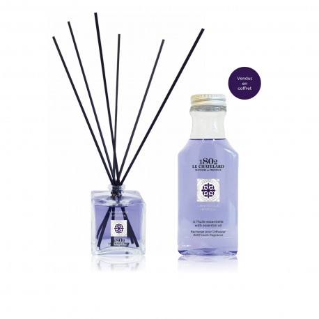 Gift set : Reed diffuser and its refill - Lavender