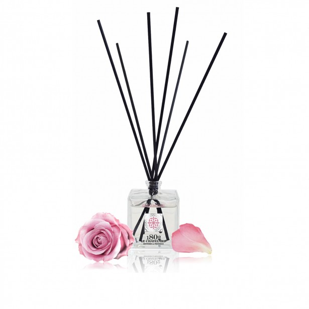 Reed Diffuser 100 ml with black sticks - Rose