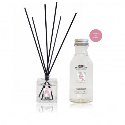 Gift set : Reed diffuser and its refill - ROSE