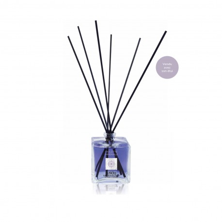 Diffuseur de Parfum 100 ml avec tiges noire - Violette