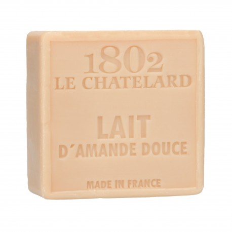 Square Soap 100 g SWEET ALMOND - Palm Oil Free