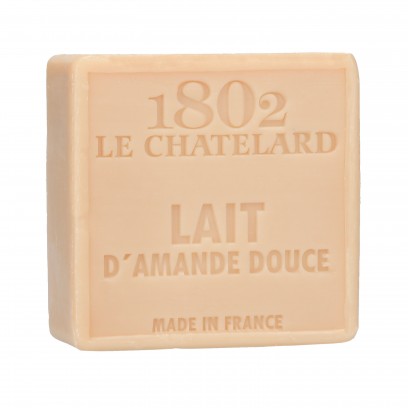 Savon Carré 100 g LAIT D'AMANDE DOUCE - SANS PALME