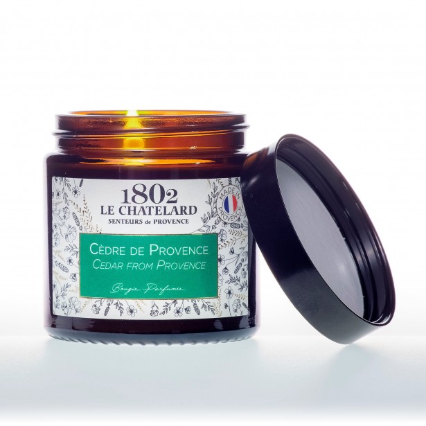 SCENTED CANDLE CEDAR FROM PROVENCE, THE AUTHENTIC COLLECTION