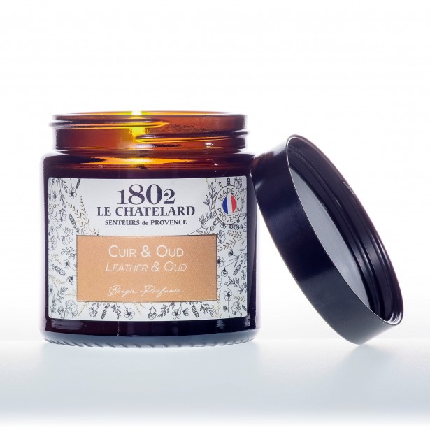 SCENTED CANDLE LEATHER & OUD, THE AUTHENTIC COLLECTION