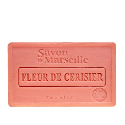 Porte-savon carreau de ciment et savons Beurre de Karité et Fleur de  Cerisier - Cadeau